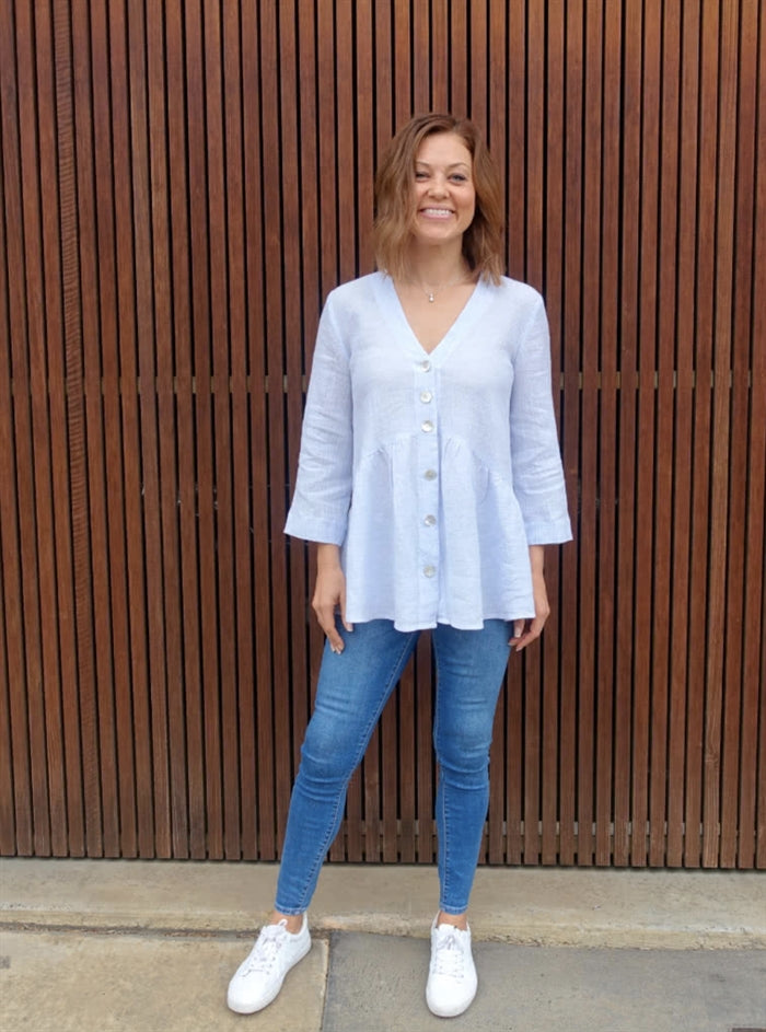 'Jules (S)' bluse symønster