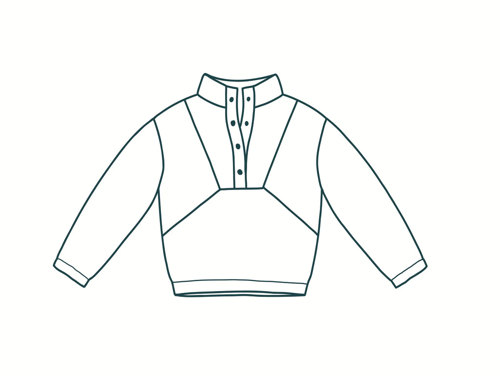 Julia sweater symønster (str. 34-52) | Atelier Jupe