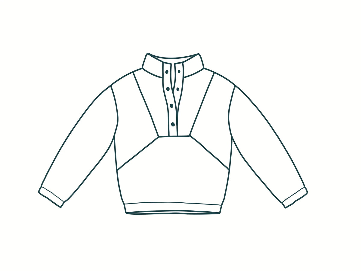 Julia sweater symønster (str. 34-52) | Atelier Jupe