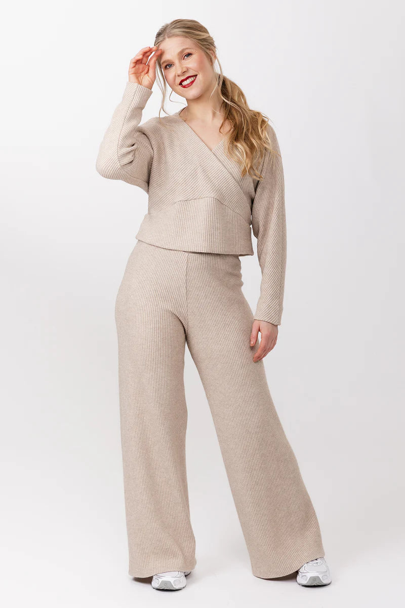 Kajo wrap bluse og kjole (str. 32-56) | Named