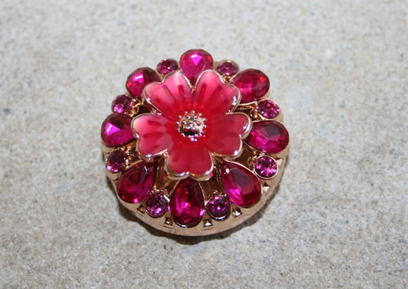 'Clover Fuchsia' 38 mm. knap