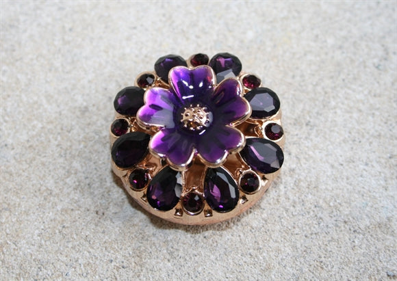 'Clover Violet' 38 mm. knap