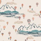 Beyond the Clouds - bomuldsstof