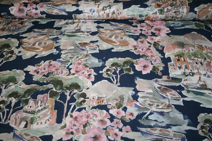 'Life in Venice Evening' Viscose