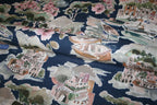 'Life in Venice Evening' Viscose