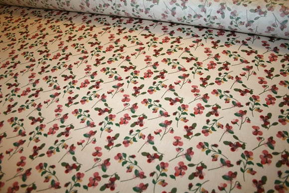 'Pansy Scatter AW25' Liberty Bomuld