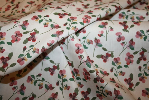 'Pansy Scatter AW25' Liberty Bomuld