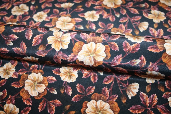 'Embroidered Botanical' Liberty Silke