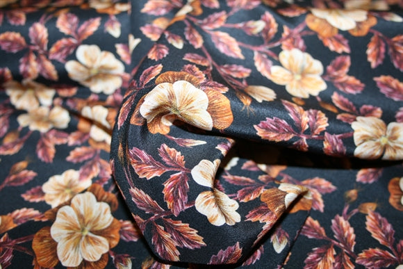 'Embroidered Botanical' Liberty Silke