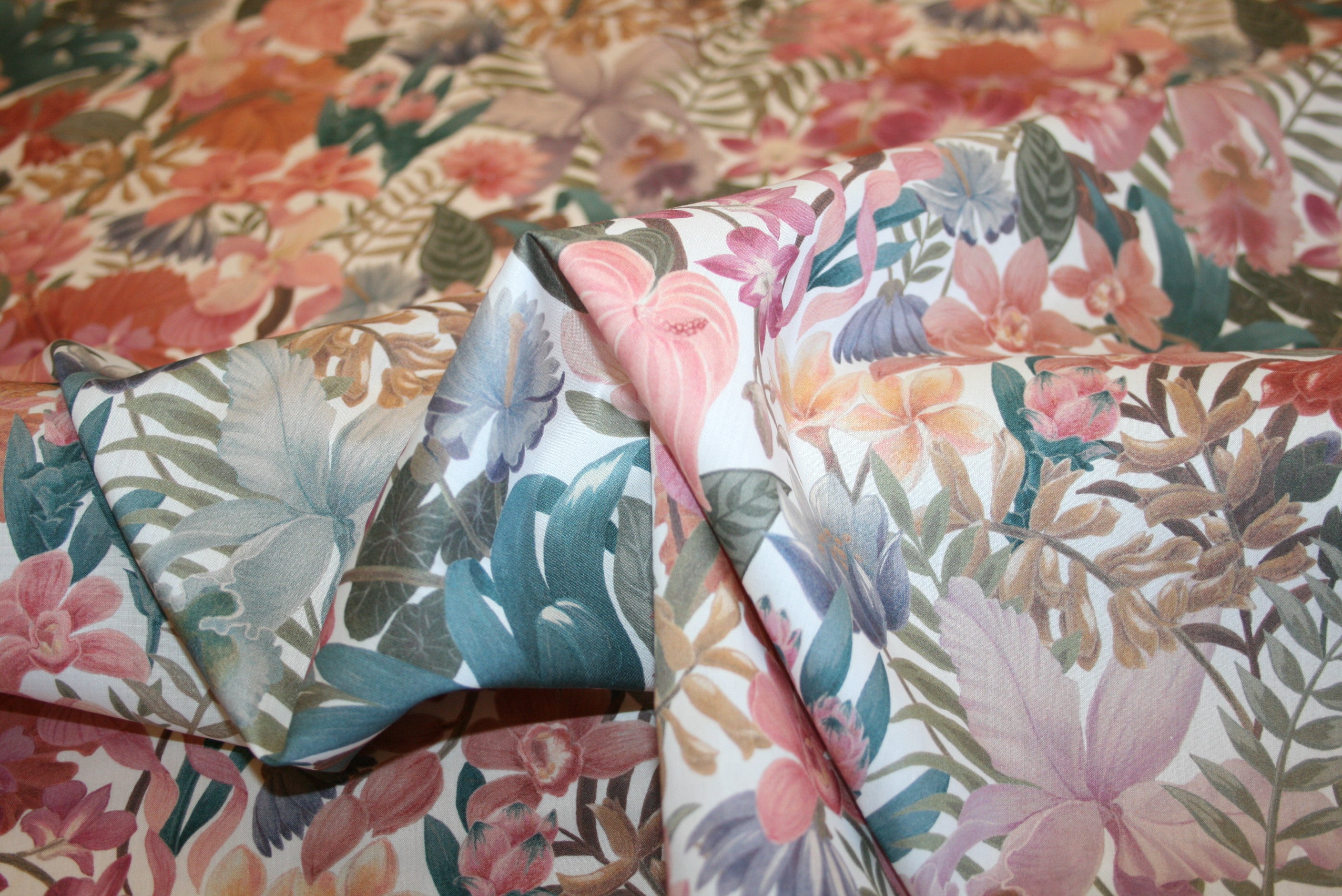 'Greenhouse Tropic' Liberty Bomuld