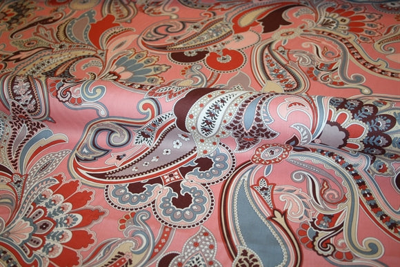 'Paisley Fanfare AW25' Liberty Bomuld