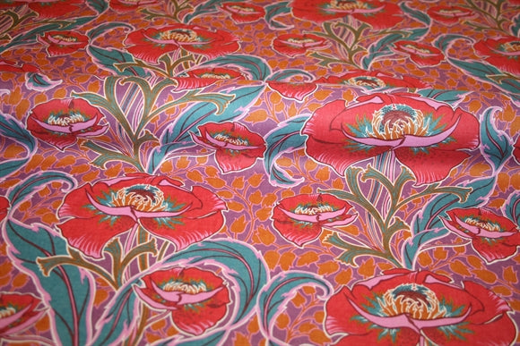 'Rossetti's Garden SS25' Liberty Hør & Bomuld