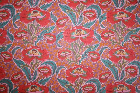 'Rossetti's Garden SS25' Liberty Hør & Bomuld