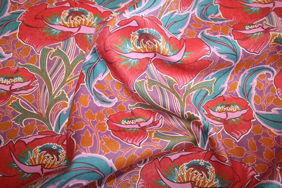 'Rossetti's Garden SS25' Liberty Hør & Bomuld