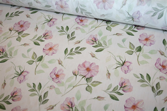 'Greenaway's Rose SS25' Liberty Bomuld
