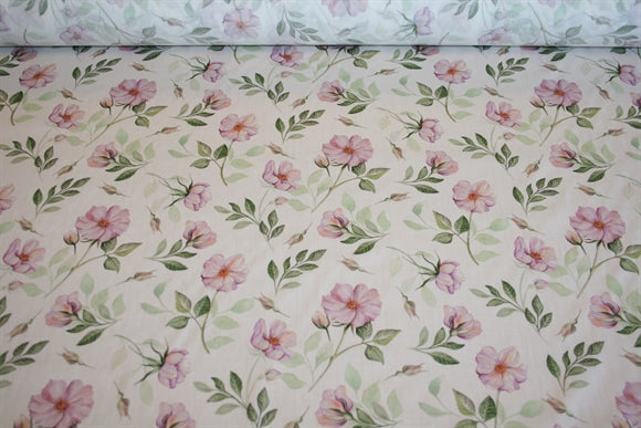 'Greenaway's Rose SS25' Liberty Bomuld