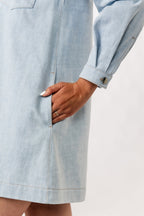 Loviisa denim kjole symønster (str. 32-56) | Named