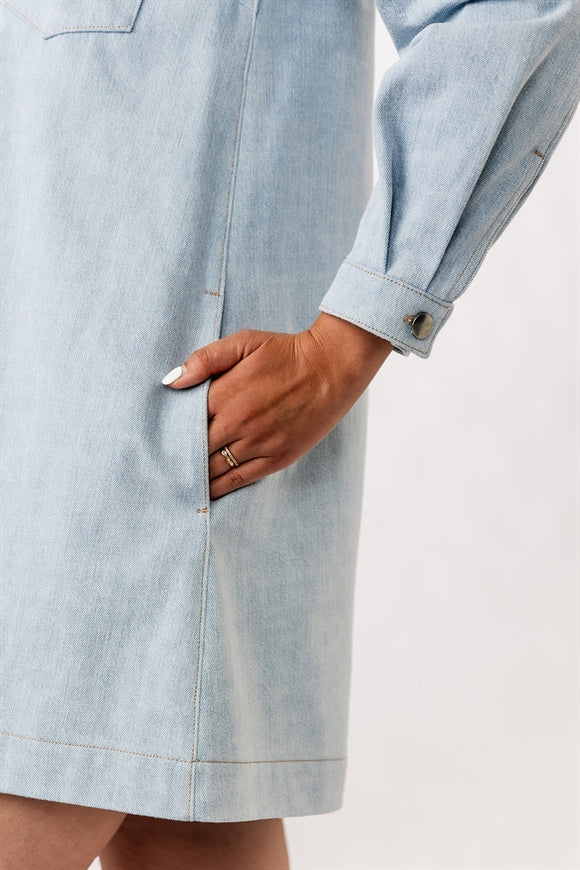 'Loviisa' denim kjole symønster