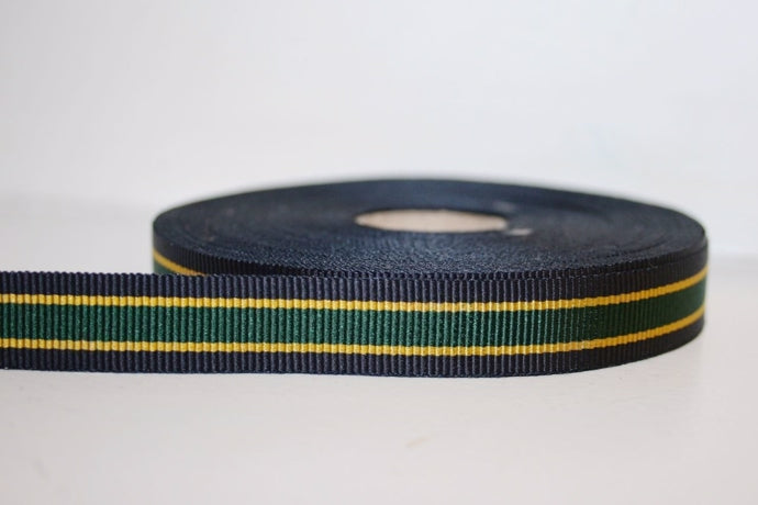 Stribet grosgrain (15 mm.)