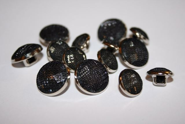15 mm. sort øjeknap