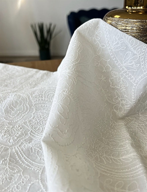 'Broderie Anglaise Lilly' Bomuld