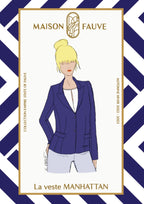 'Manhattan' blazer symønster