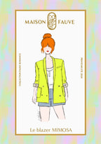 'Mimosa' blazer jakke symønster