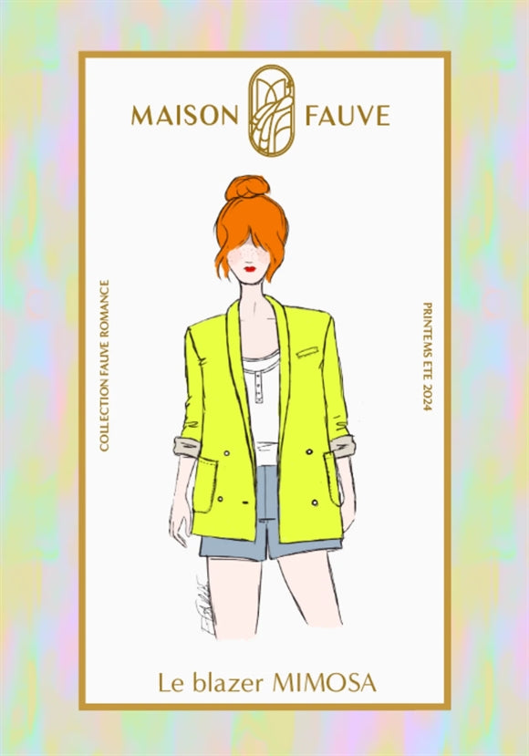 'Mimosa' blazer jakke symønster