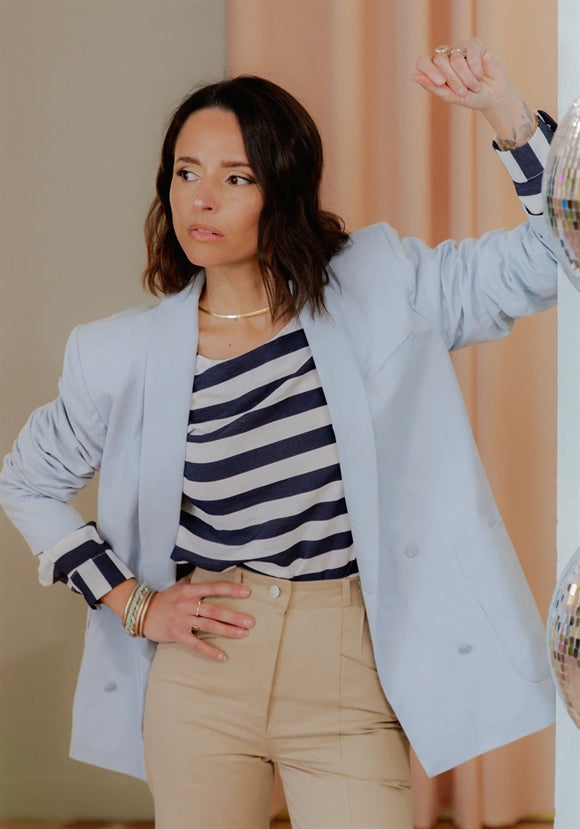 'Mimosa' blazer jakke symønster