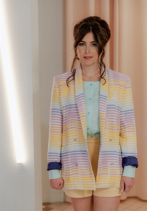 'Mimosa' blazer jakke symønster