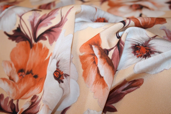 'Fiori Peach' Silke