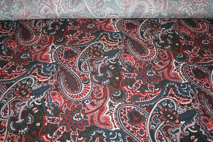 'Paisley Pop' Viscose