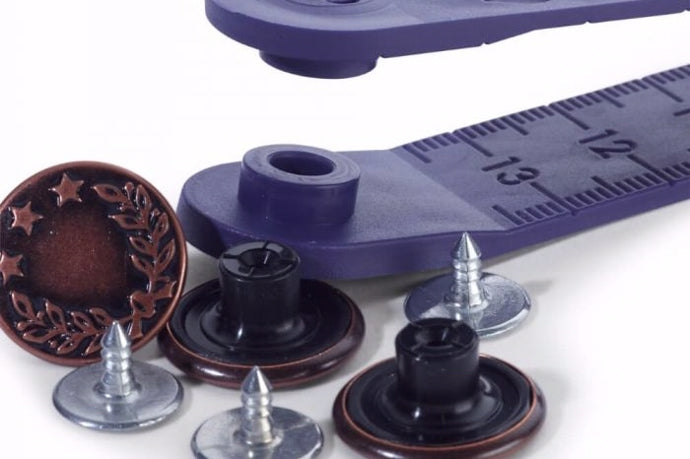 Prym jeans knapper med stjernemotiv 17 mm.