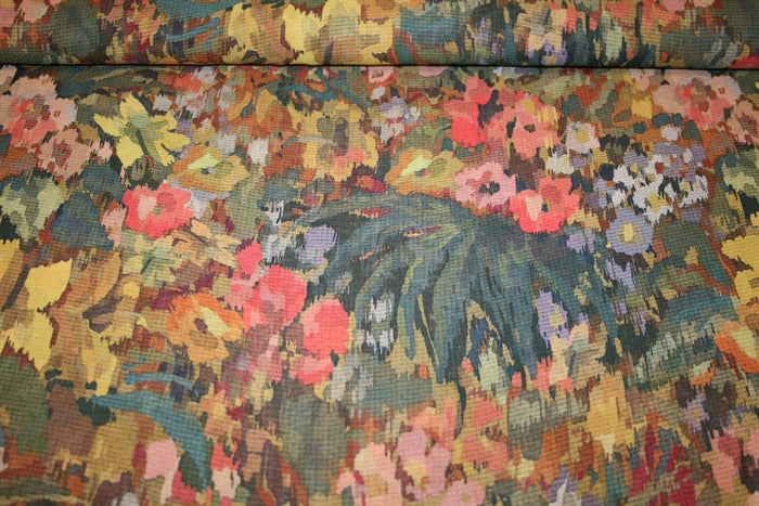 'Digital Flowers' Viscose