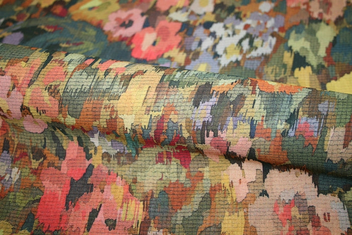 'Digital Flowers' Viscose
