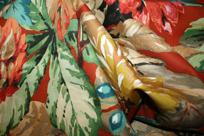 Sanderson 'Dahlia & Rosehip' Bomuld