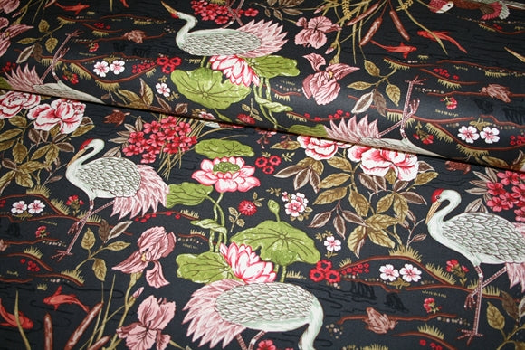 Sanderson 'Crane & Frog' Bomuld