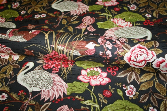 Sanderson 'Crane & Frog' Bomuld