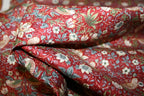 William Morris'Mini Strawberry Thief Red' Bomuld