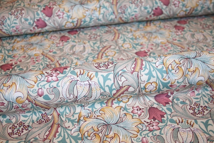 William Morris 'Golden Lily' Bomuld