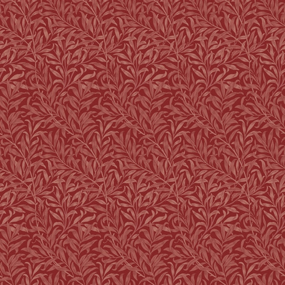William Morris 'Willow Boughs Red' Bomuld