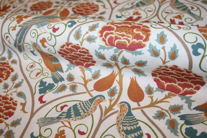 William Morris 'Seasons Linen' Bomuld