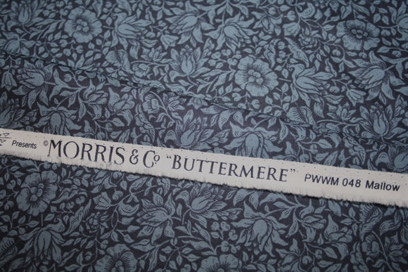 William Morris 'Mallow Navy' Bomuld