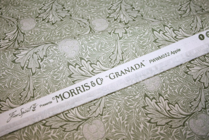 William Morris 'Apple Green' Bomuld