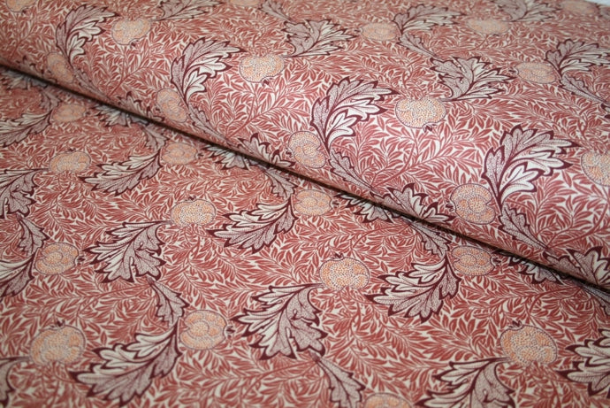 William Morris 'Apple Red' Bomuld