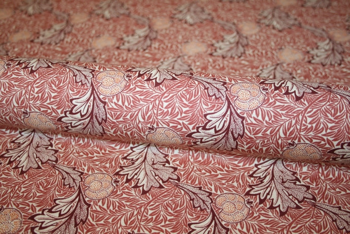William Morris 'Apple Red' Bomuld