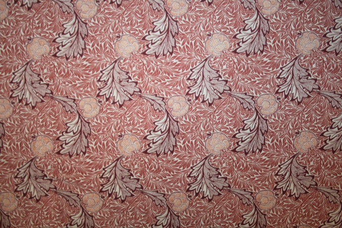William Morris 'Apple Red' Bomuld