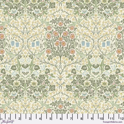 William Morris 'Blackthorn Cream' Bomuld