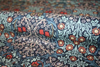 William Morris 'Blackthorn Indigo' Bomuld