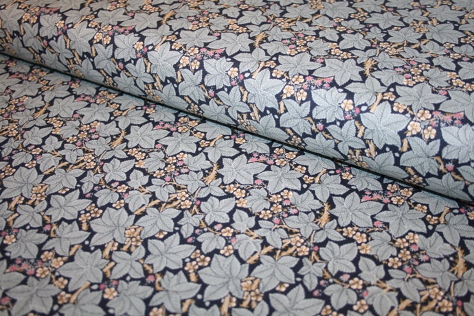 William Morris 'Bramble Indigo' Bomuld
